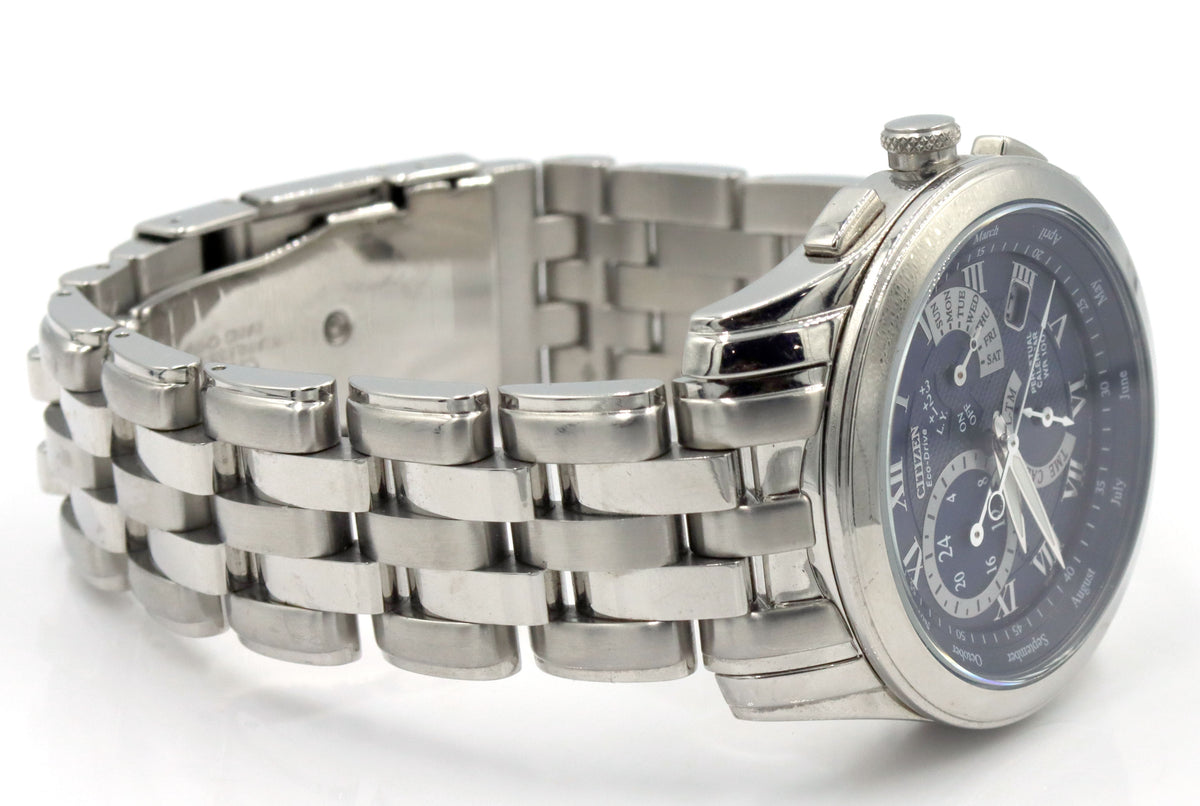 Citizen GN-4W-S blue dial stainless steel watch