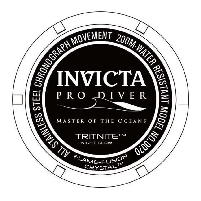 Invicta Men's Pro Diver Quartz Chronograph Blue Dial Watch