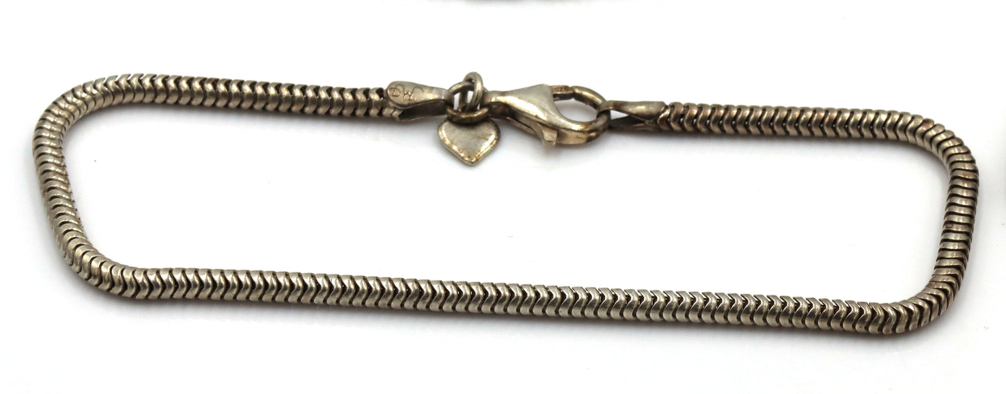 Vintage 925 sterling silver group lot of 5 bracelets