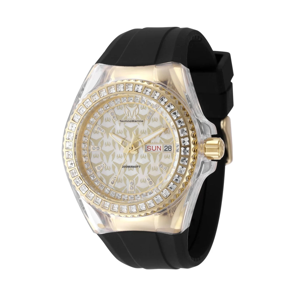 Technomarine Women's Cruise Quartz VJ43 Gold Dial Watch
