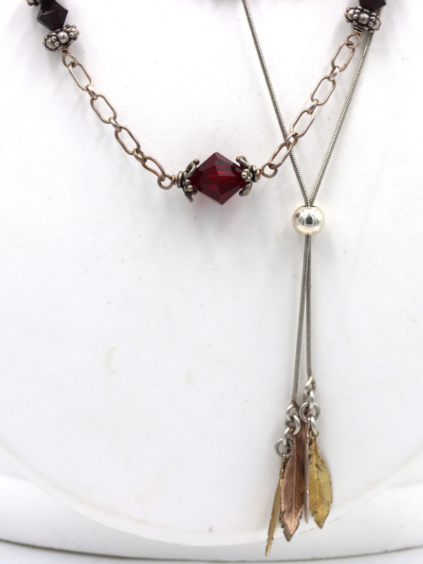 Group lot of 5 Vintage 925 sterling silver necklaces
