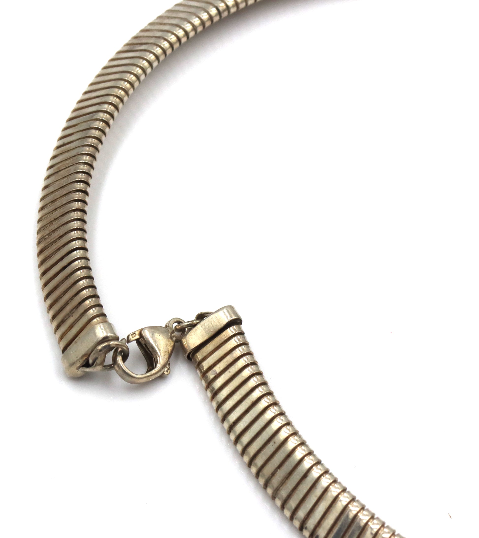 Group lot of 2 vintage 925 sterling silver necklaces