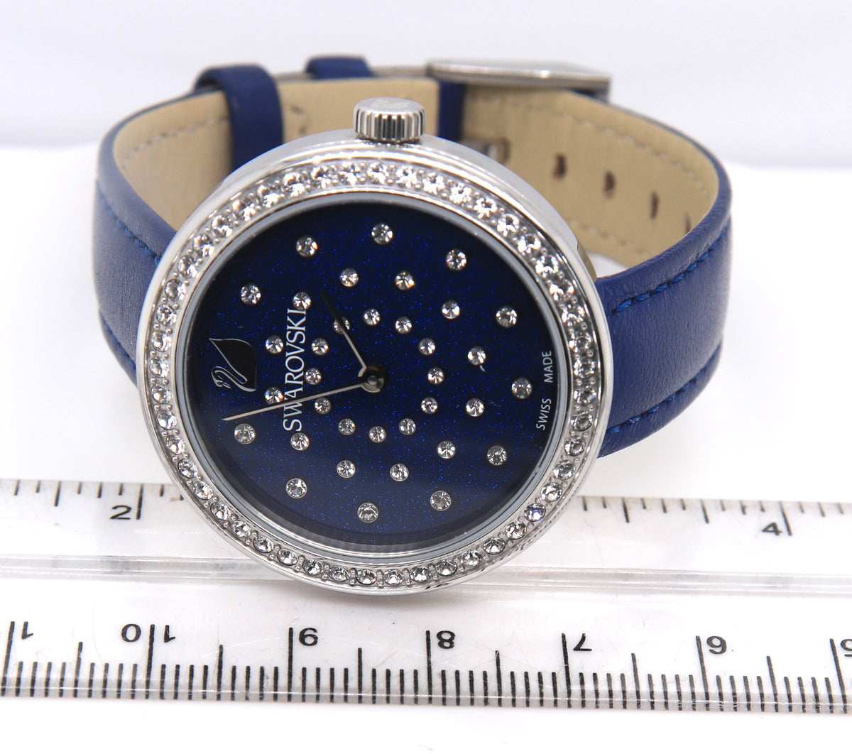 Swarovski Daytime Blue 34mm Quartz Watch