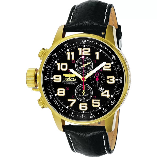 Invicta Men's I-Force Quartz Chronograph Black Dial Watch