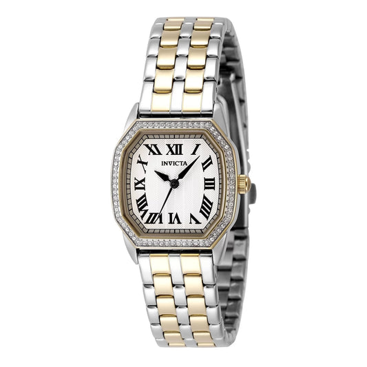 Invicta Women's Wildflower Quartz 3 Hand Silver Dial Watch