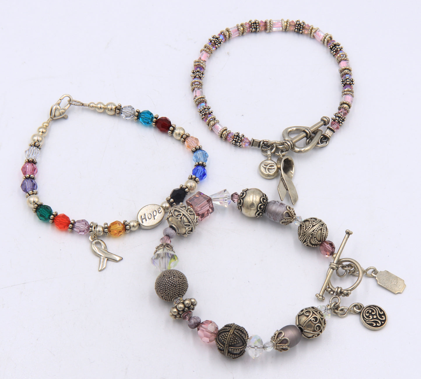 Vintage 925 Sterling Silver Lot of 3 Bracelets