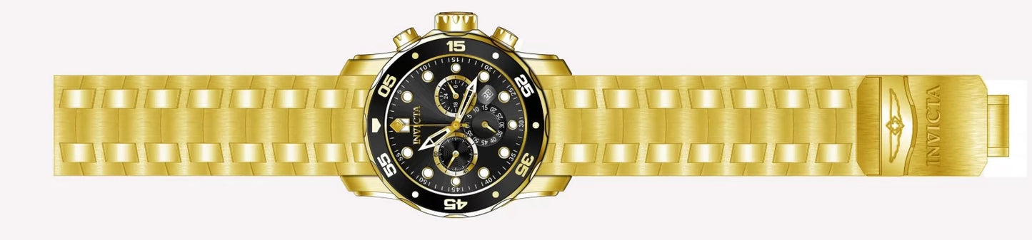 Invicta Men's Pro Diver Quartz Chronograph Black Dial Watch