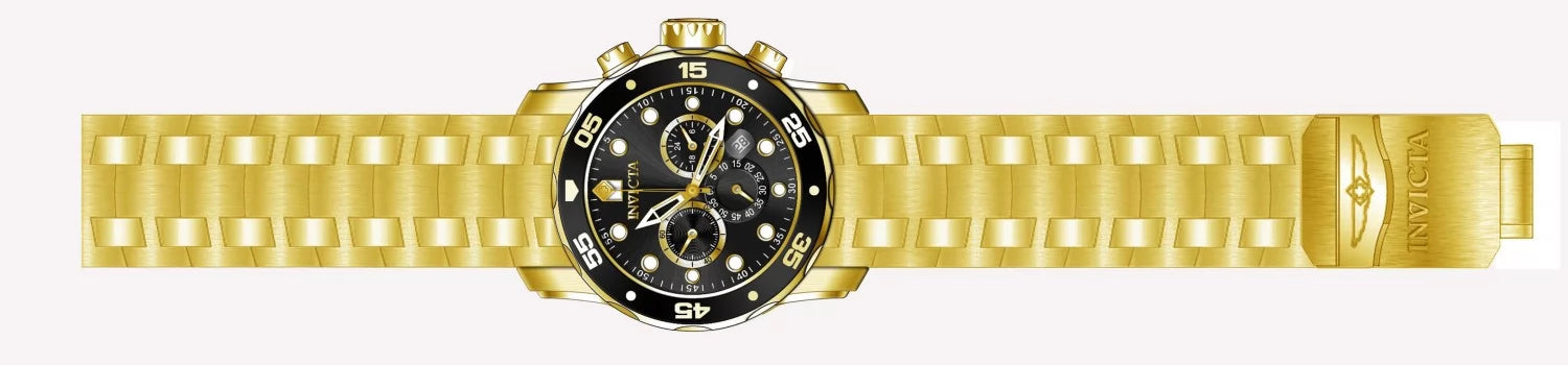 Invicta Men's Pro Diver Quartz Chronograph Black Dial Watch