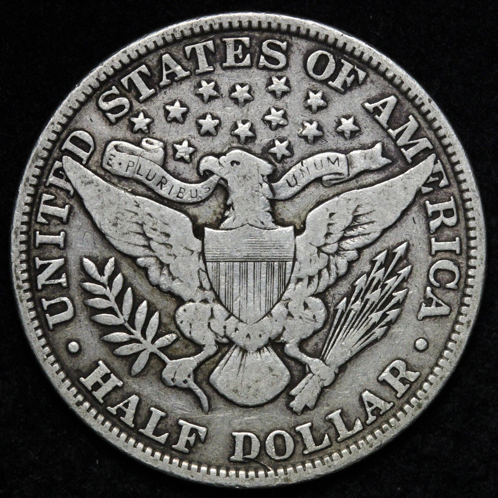1892 Barber Silver Half Dollar (50C) Better Early Date U.S. Silver Coin Circulated