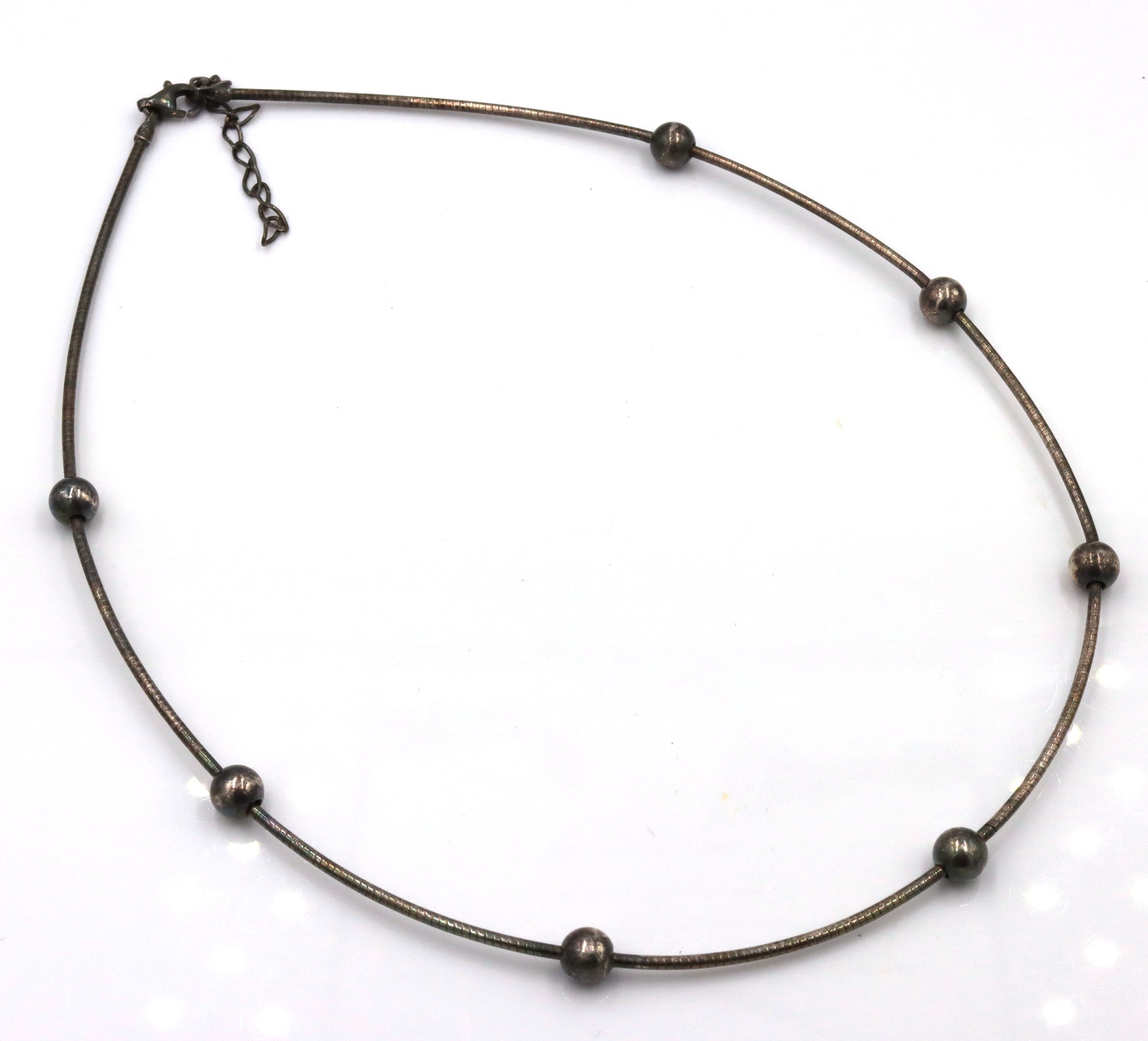 Group lot of 9 vintage 925 sterling silver necklaces