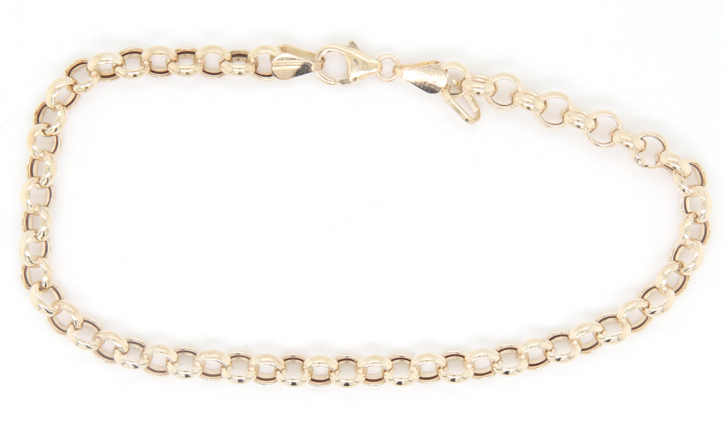 14kt Yellow gold Rolo link bracelet