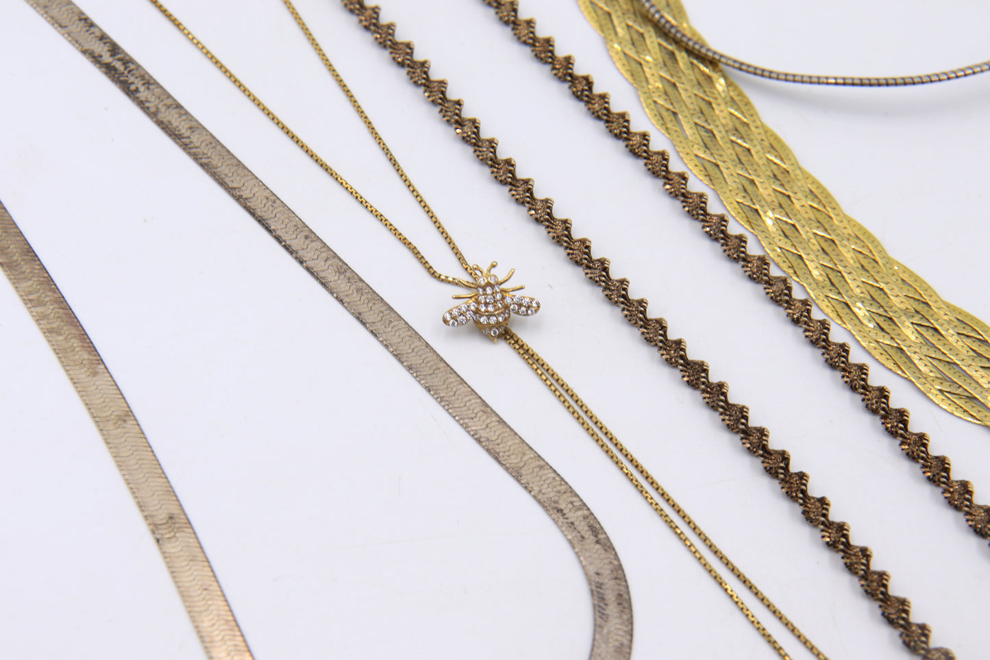 Group lot of 925 sterling silver necklaces