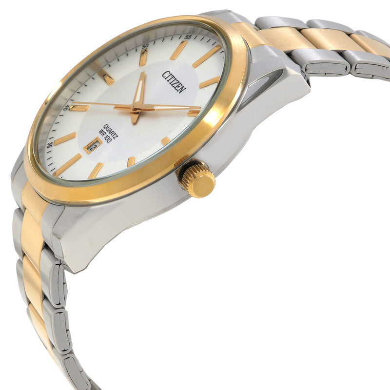 Citizen Quartz Silver Dial Two-Tone Stainless Steel Men’s Watch