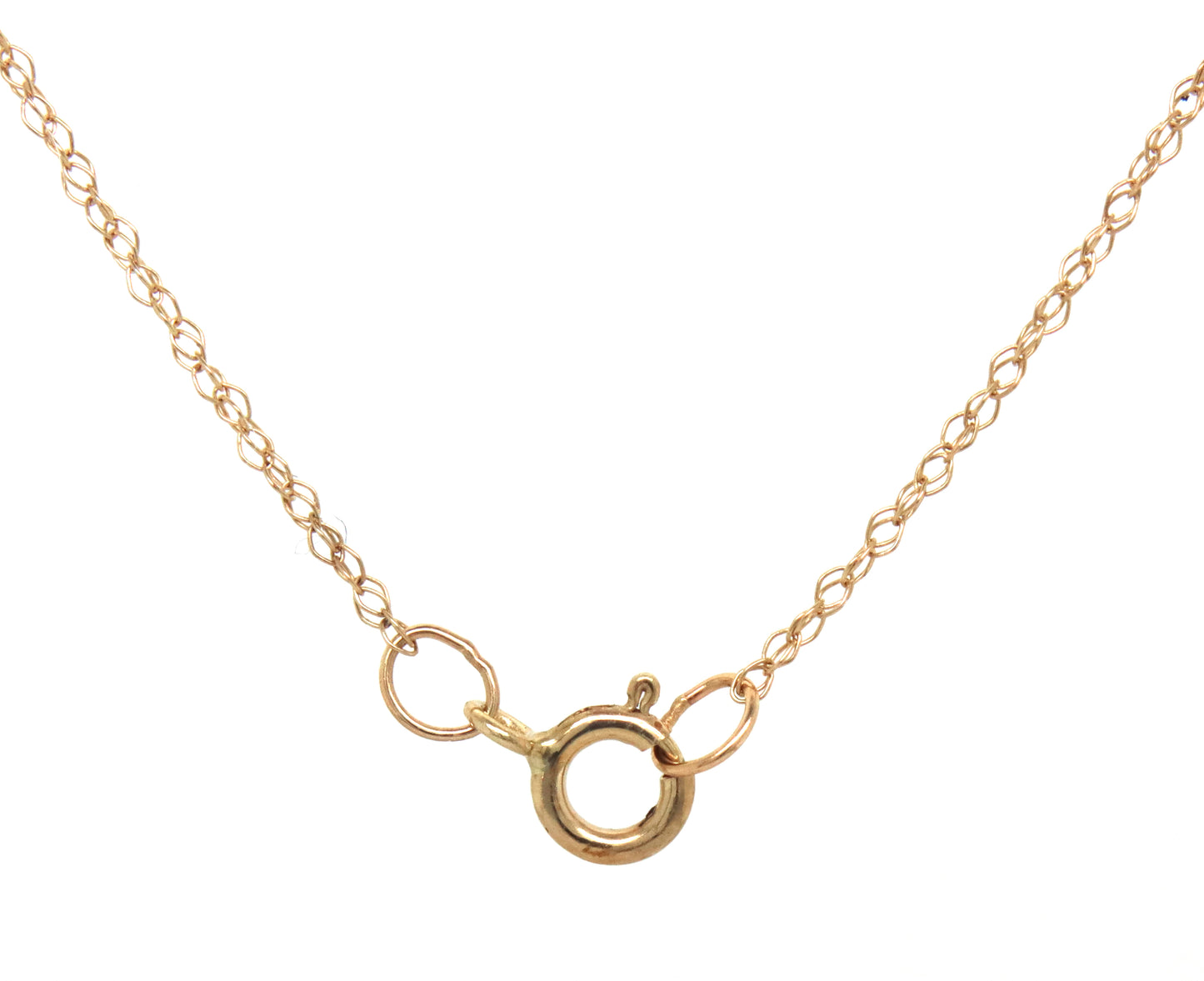 10kt Yellow gold 2.50ct Garnet pendant on chain