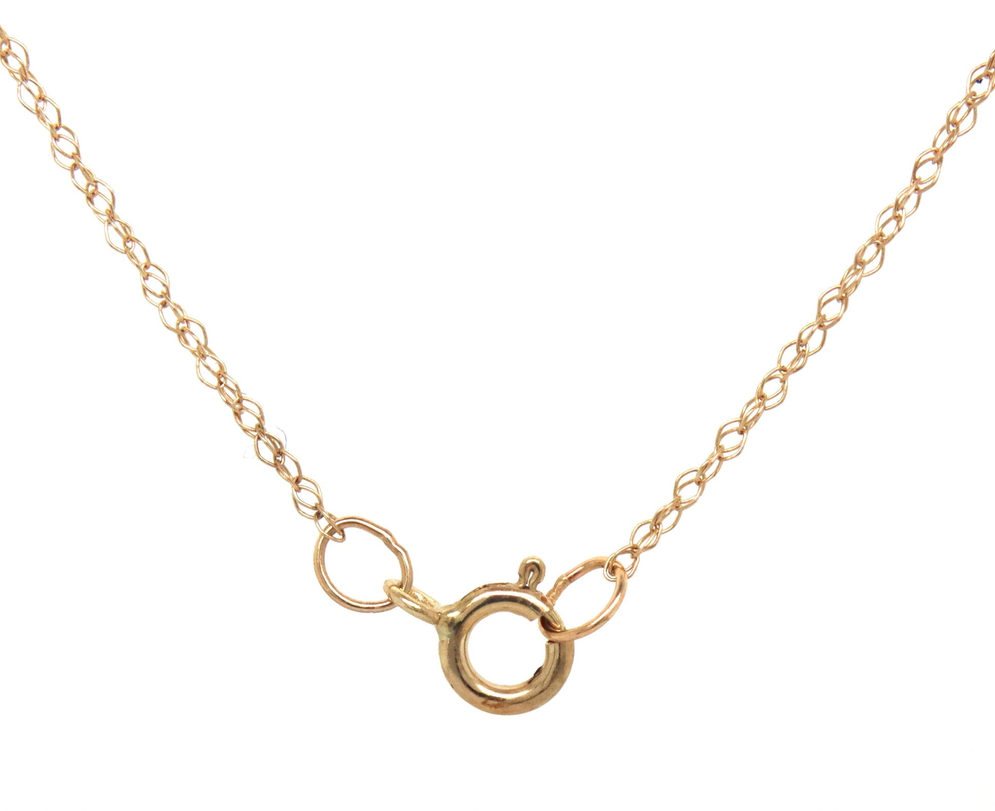 10kt Yellow gold 2.50ct Garnet pendant on chain