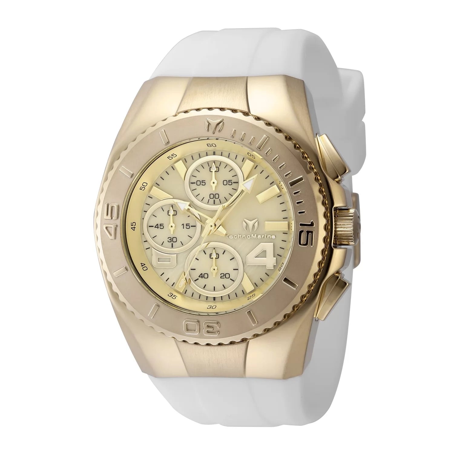 Technomarine Men's Cruise Quartz Chronograph Gold Dial Watch