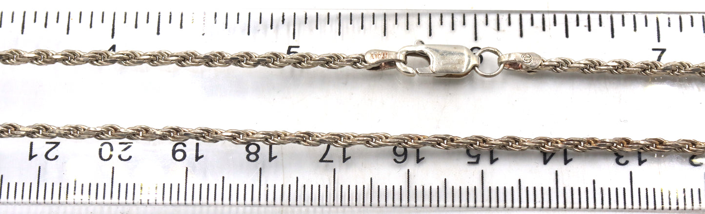 Group lot of 6 vintage 925 sterling silver necklaces