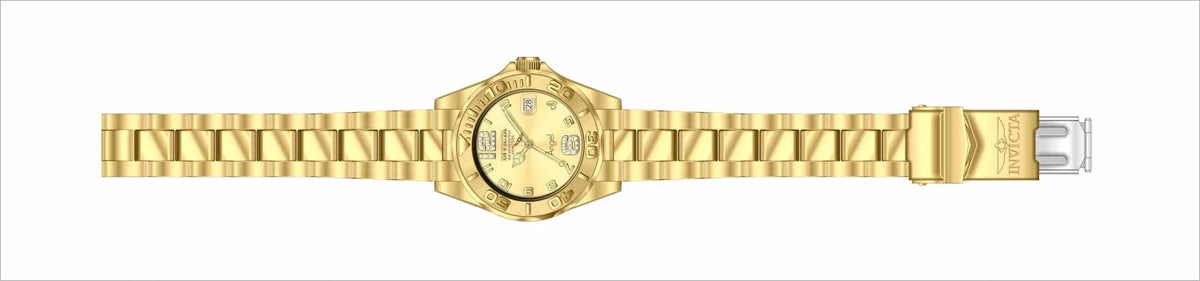 Invicta Women's Angel Quartz 3 Hand Gold Dial Watch