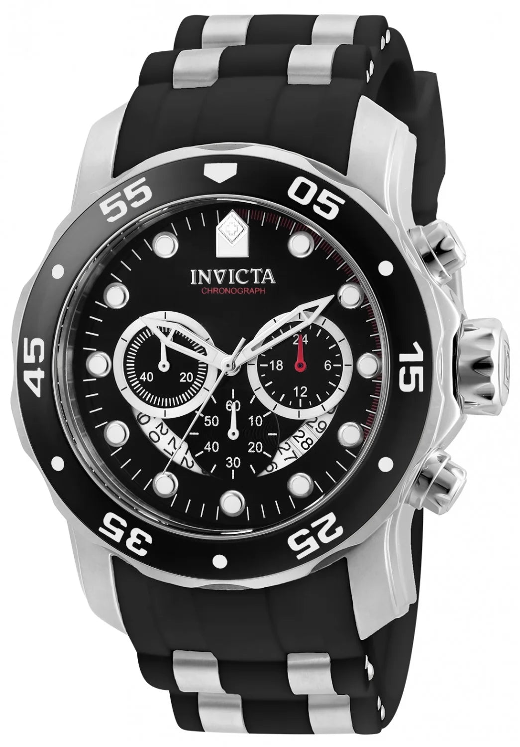 Invicta Men's Pro Diver Quartz Chronograph Black Dial Watch