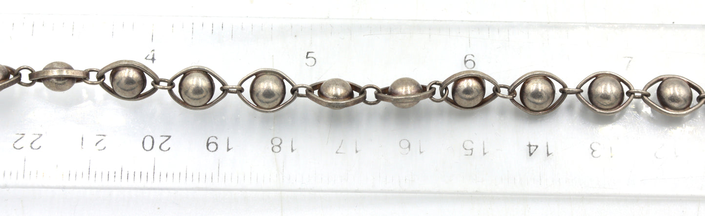 Group lot of 8 Vintage 925 sterling silver bracelets