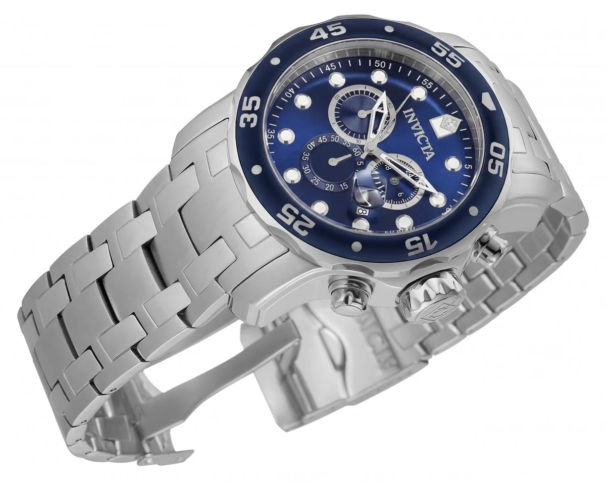 Invicta Men's Pro Diver Quartz Chronograph Blue Dial Watch