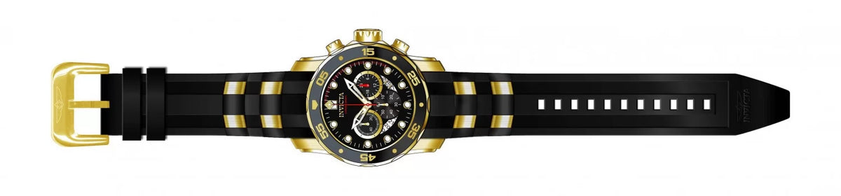 invicta Men's Pro Diver Quartz Chronograph Red, Black Dial Watch