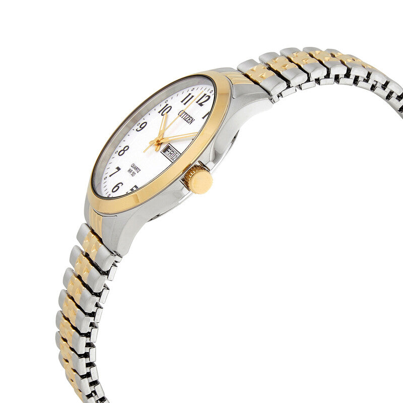 Citizen Chronograph Quartz White Dial Two-Tone Men's Watch