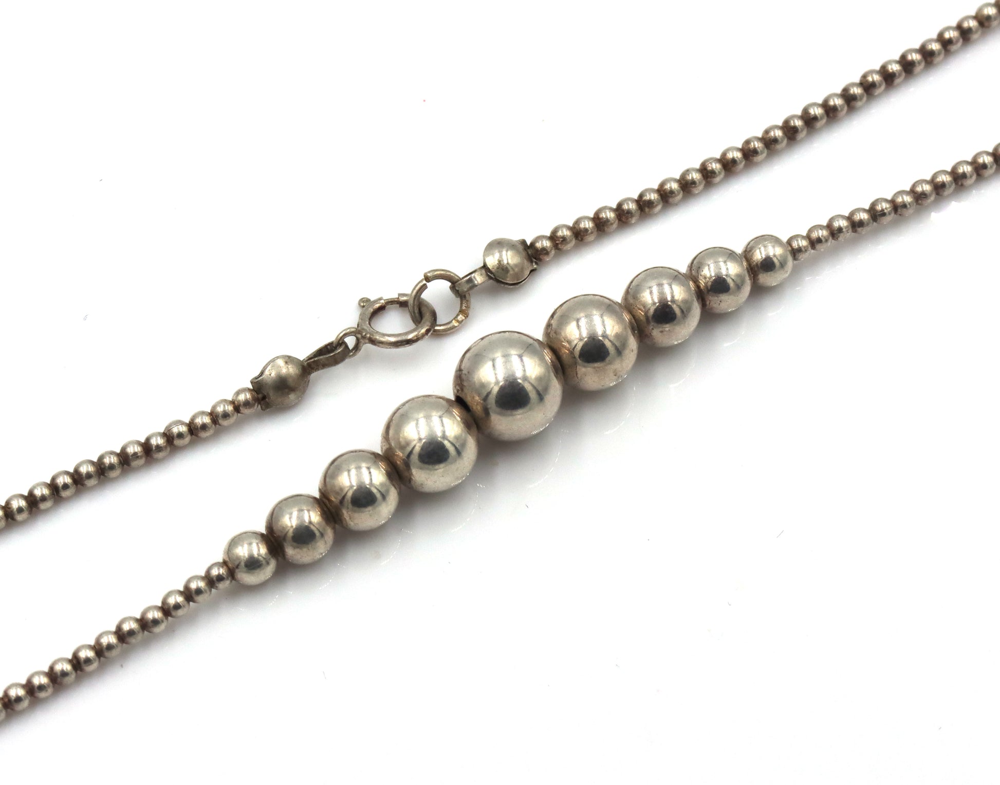Vintage 925 sterling silver group lot of 7 chain necklaces
