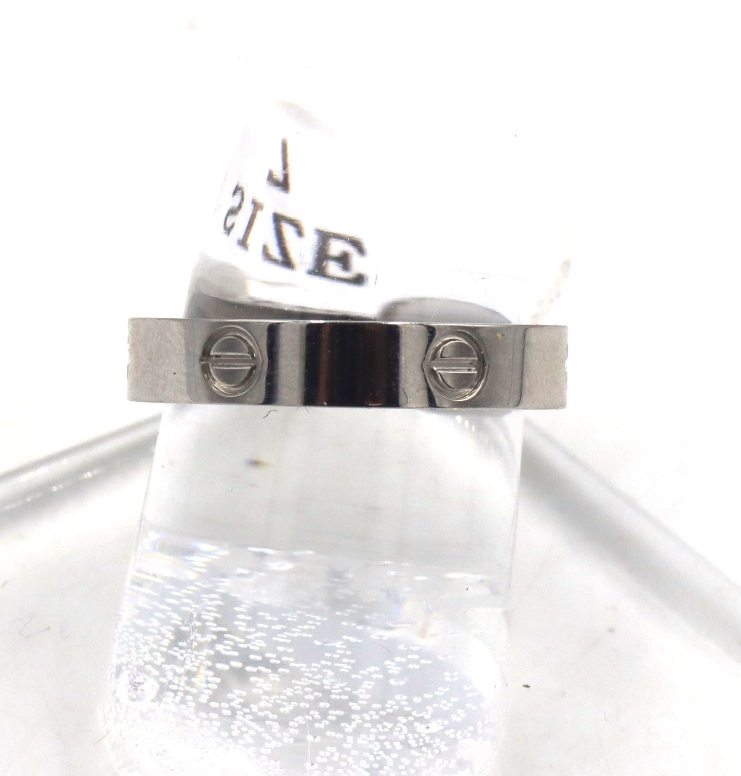 Stainless steel love band