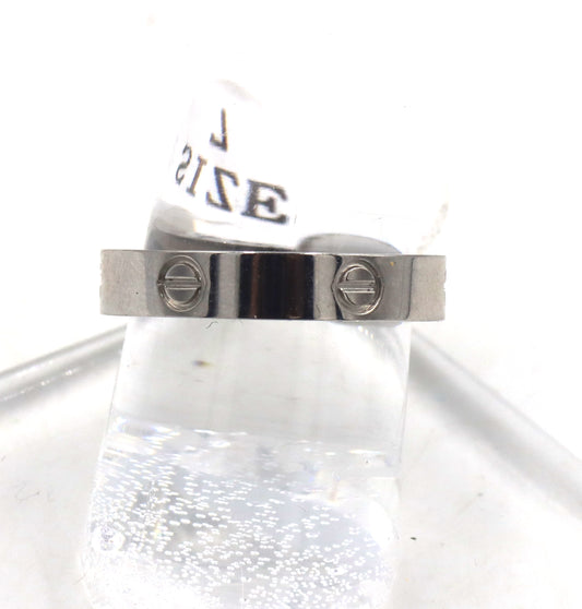 Stainless steel love band