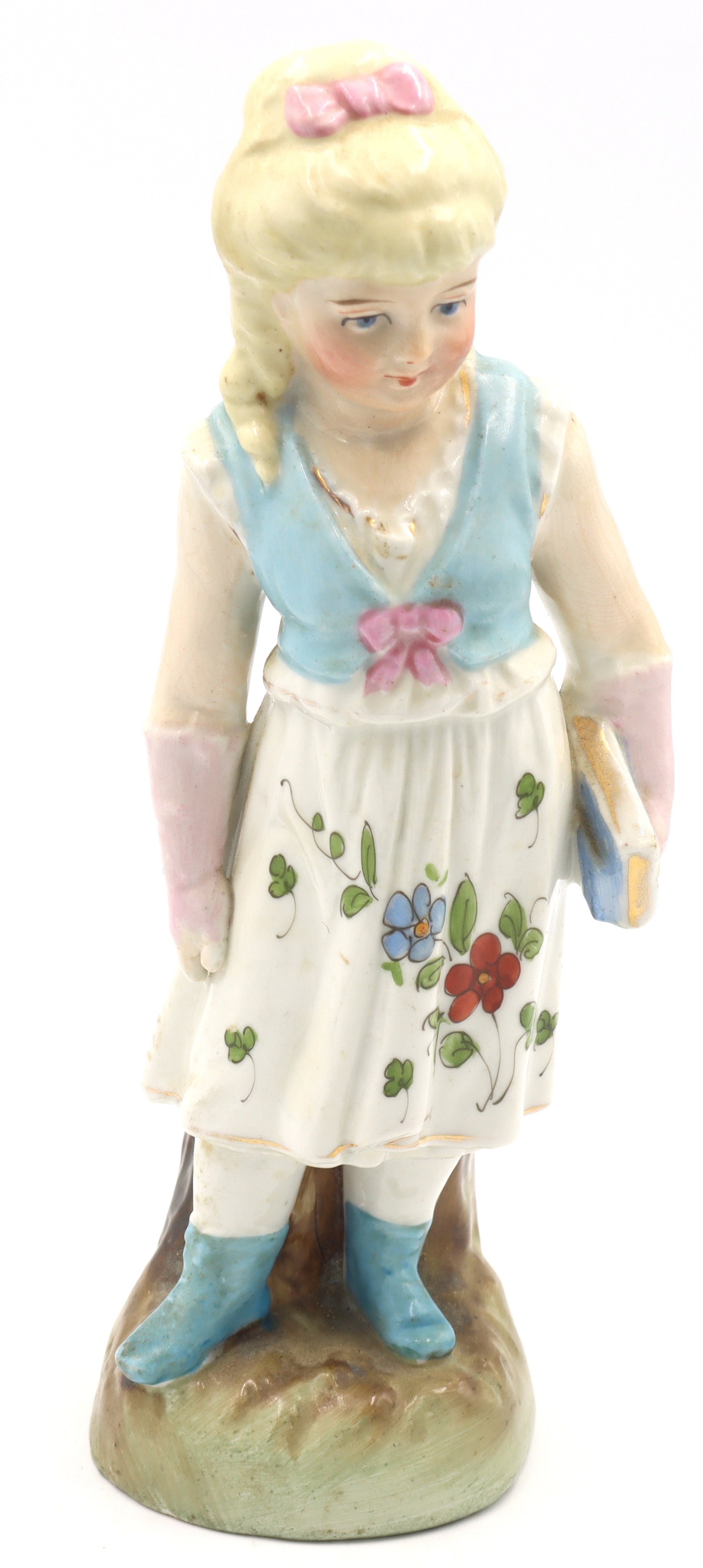 Antique Conta & Boehme figurine, School girl