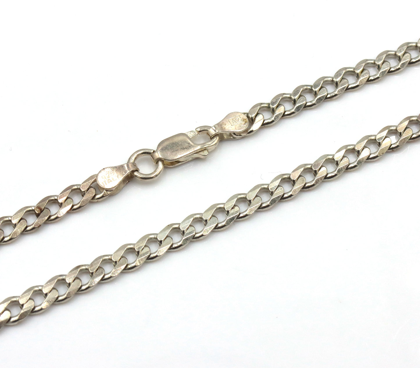 Group lot of 2 Vintage 925 sterling silver necklaces