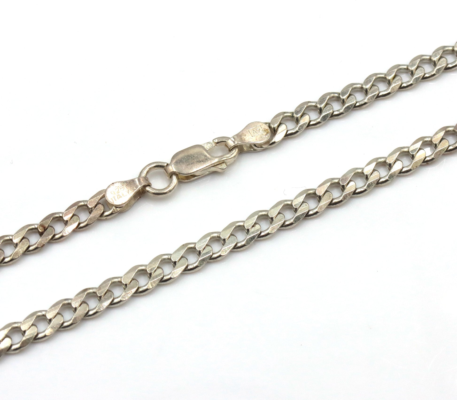 Group lot of 2 Vintage 925 sterling silver necklaces