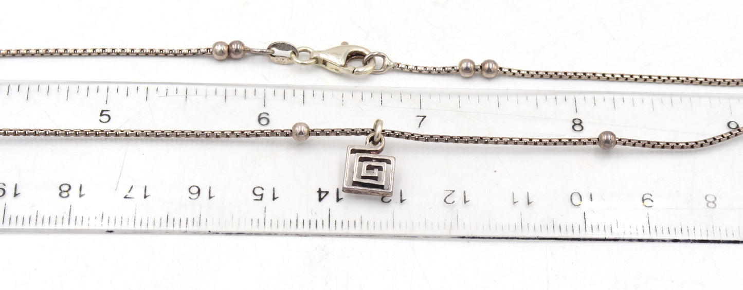 Vintage 925 sterling silver lot of 3 necklaces
