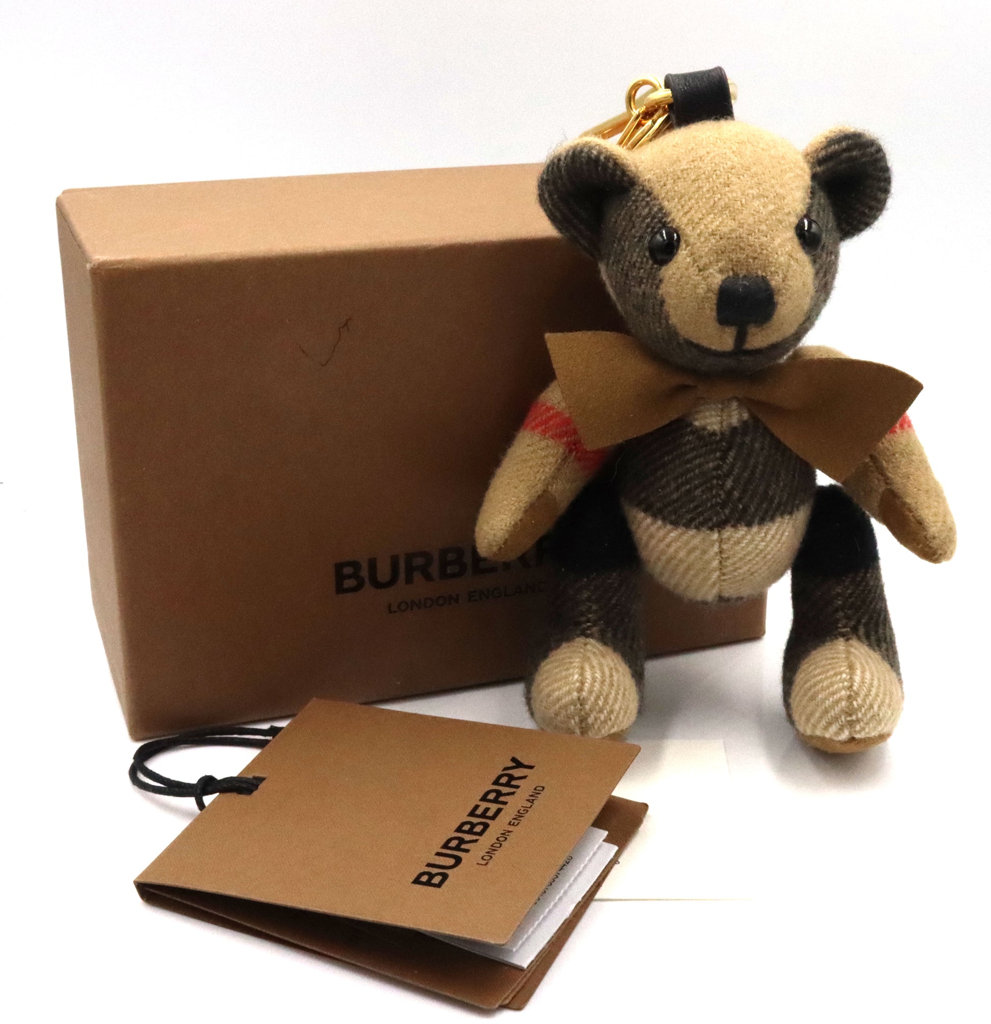 Burberry Thomas bear charm key chain