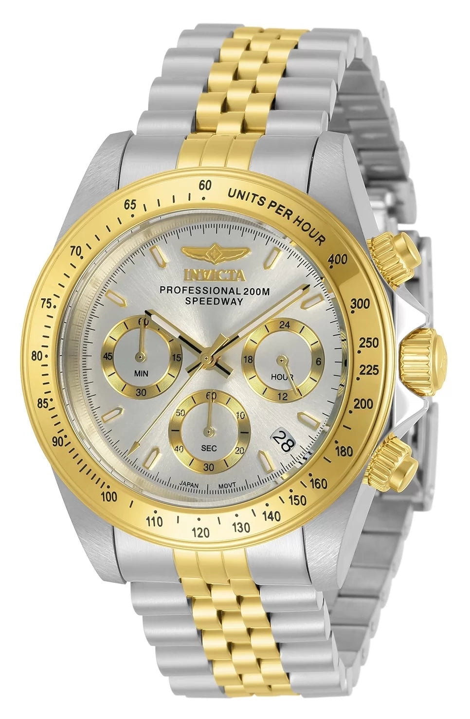 Invicta Men's Speedway Quartz Chronograph Silver Dial Watch