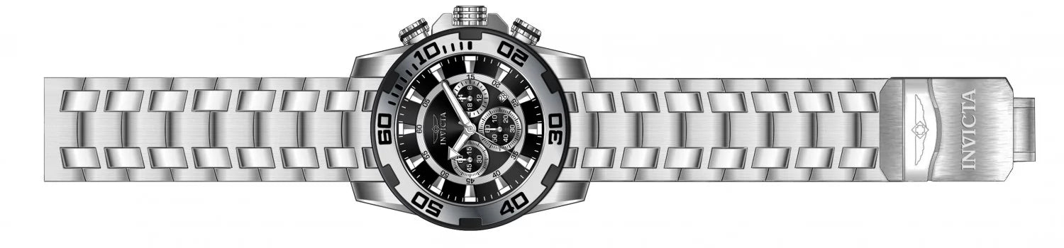 Invicta Men's Pro Diver Quartz Chronograph Black Dial Watch