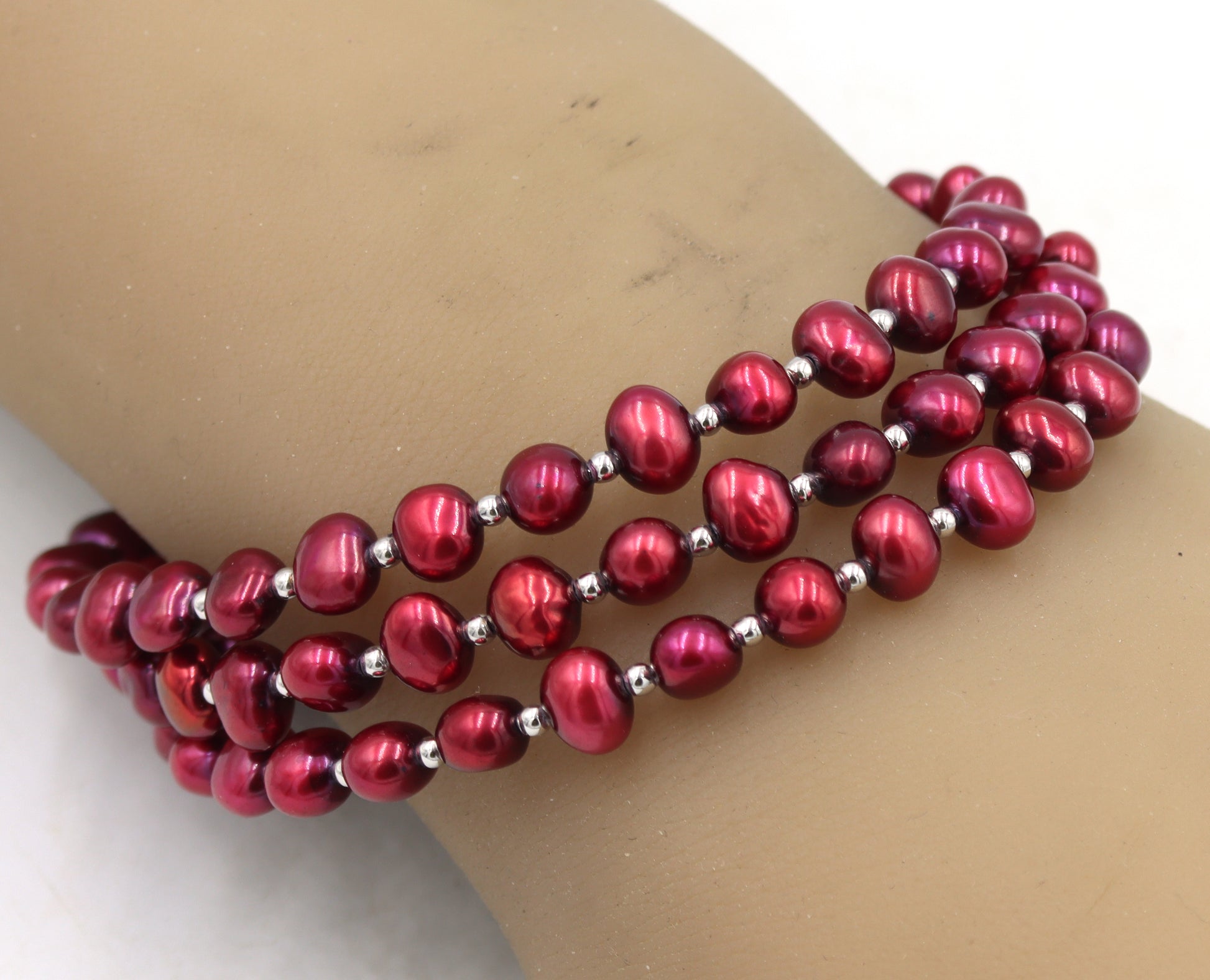 Honora pearl multi wrap bracelet