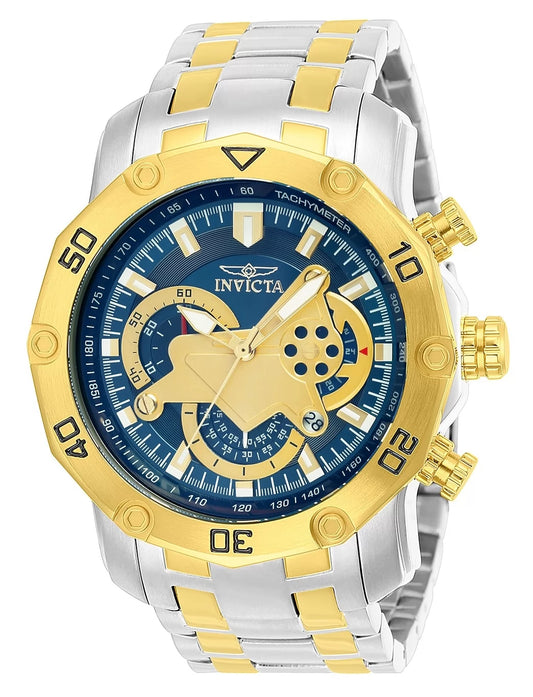 Invicta Men's Pro Diver Quartz Multifunction Blue Dial Watch