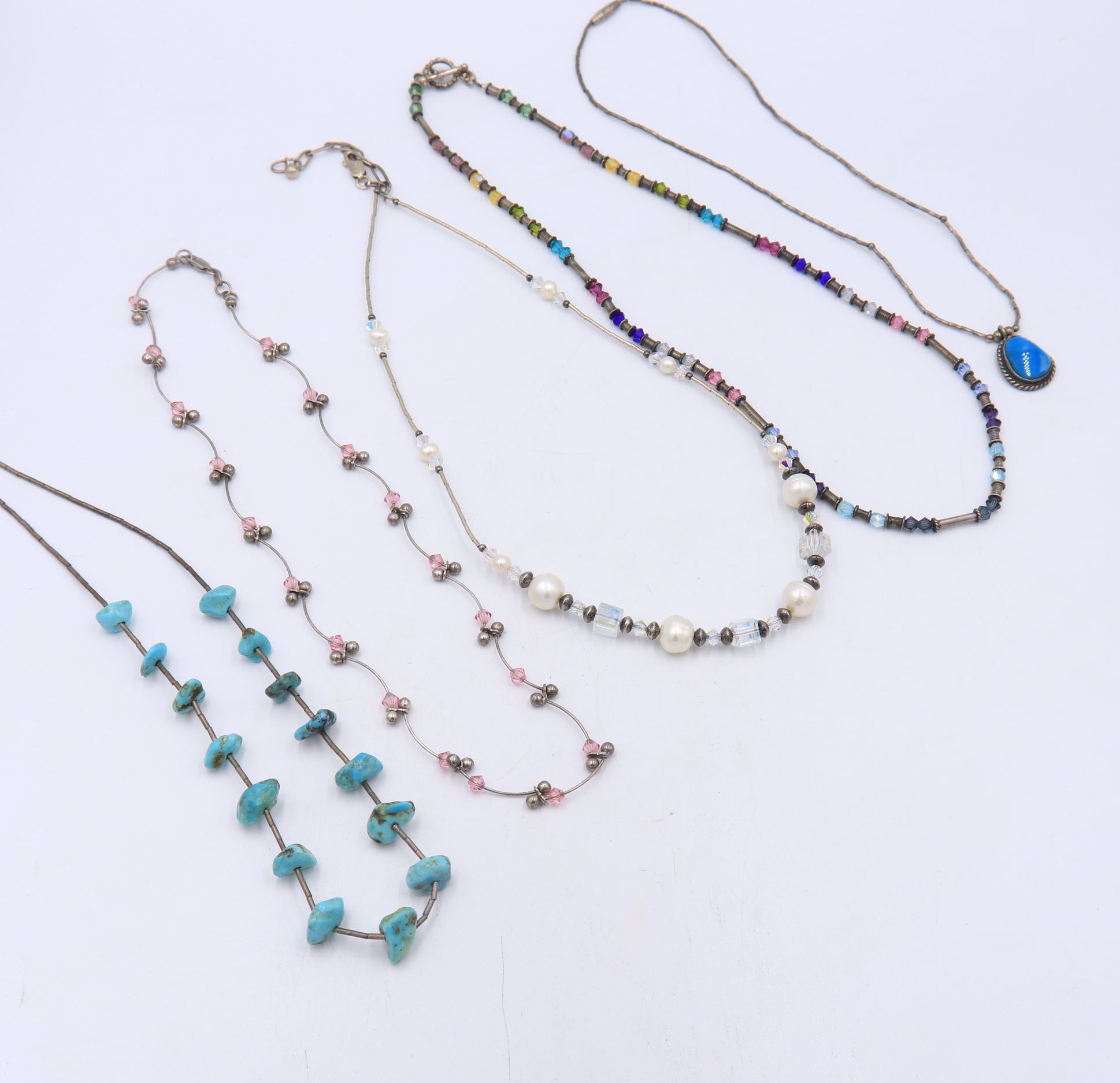 Group Lot of Vintage 925 Sterling Silver Jewelry