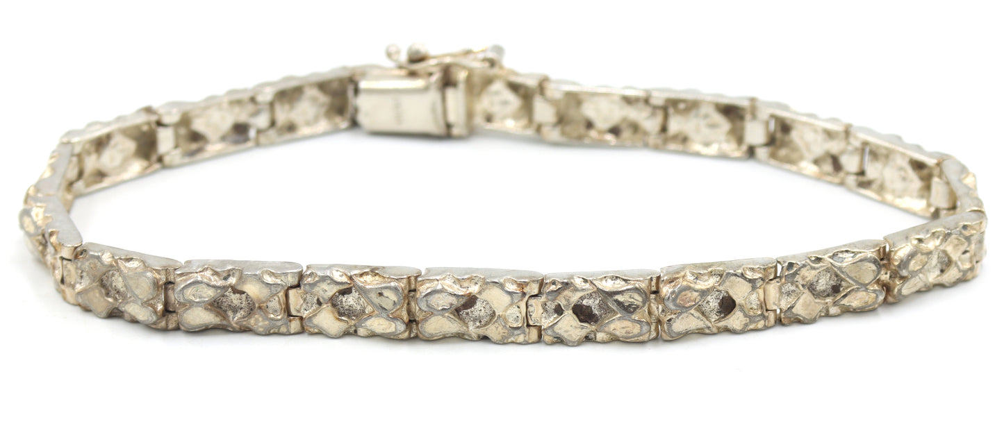 Group lot of 3 Vintage 925 sterling silver bracelets