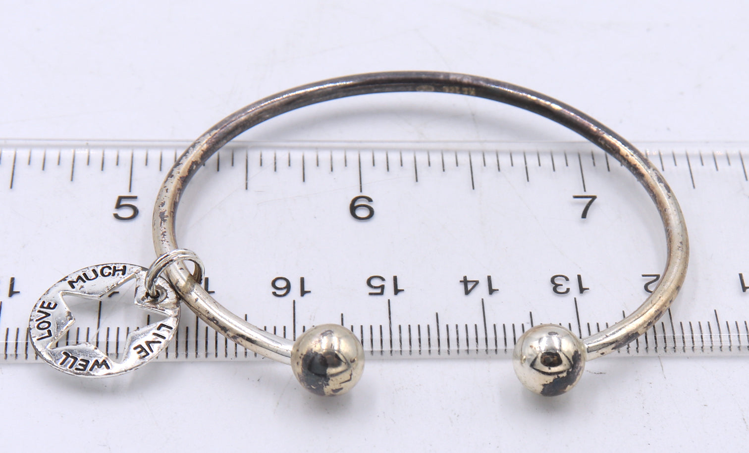 Group Lot of Vintage 925 Sterling Silver Bangles