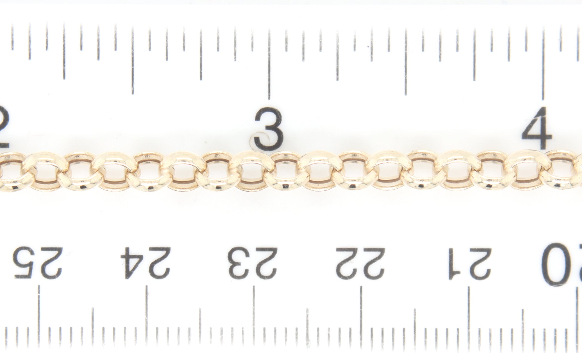 14kt Yellow gold Rolo link bracelet