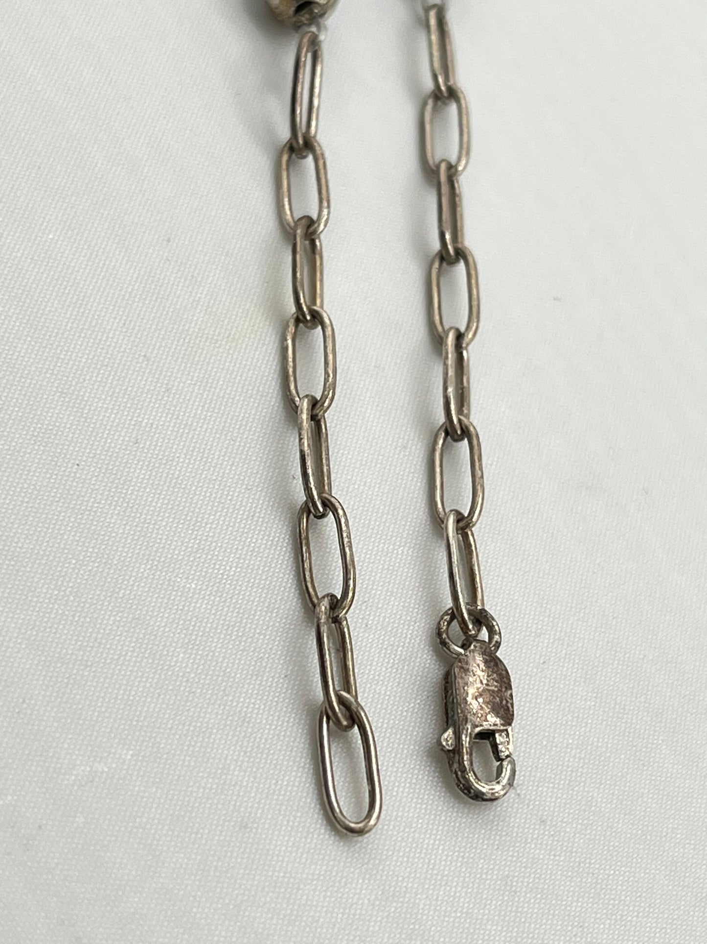 925 Sterling Silver Chunky Turquoise Nugget Necklace