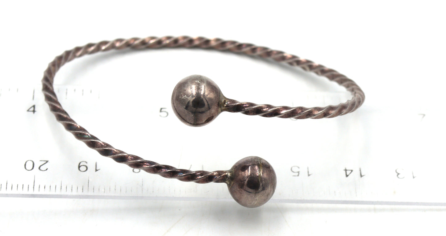 Group lot of Vintage 925 sterling silver bangles