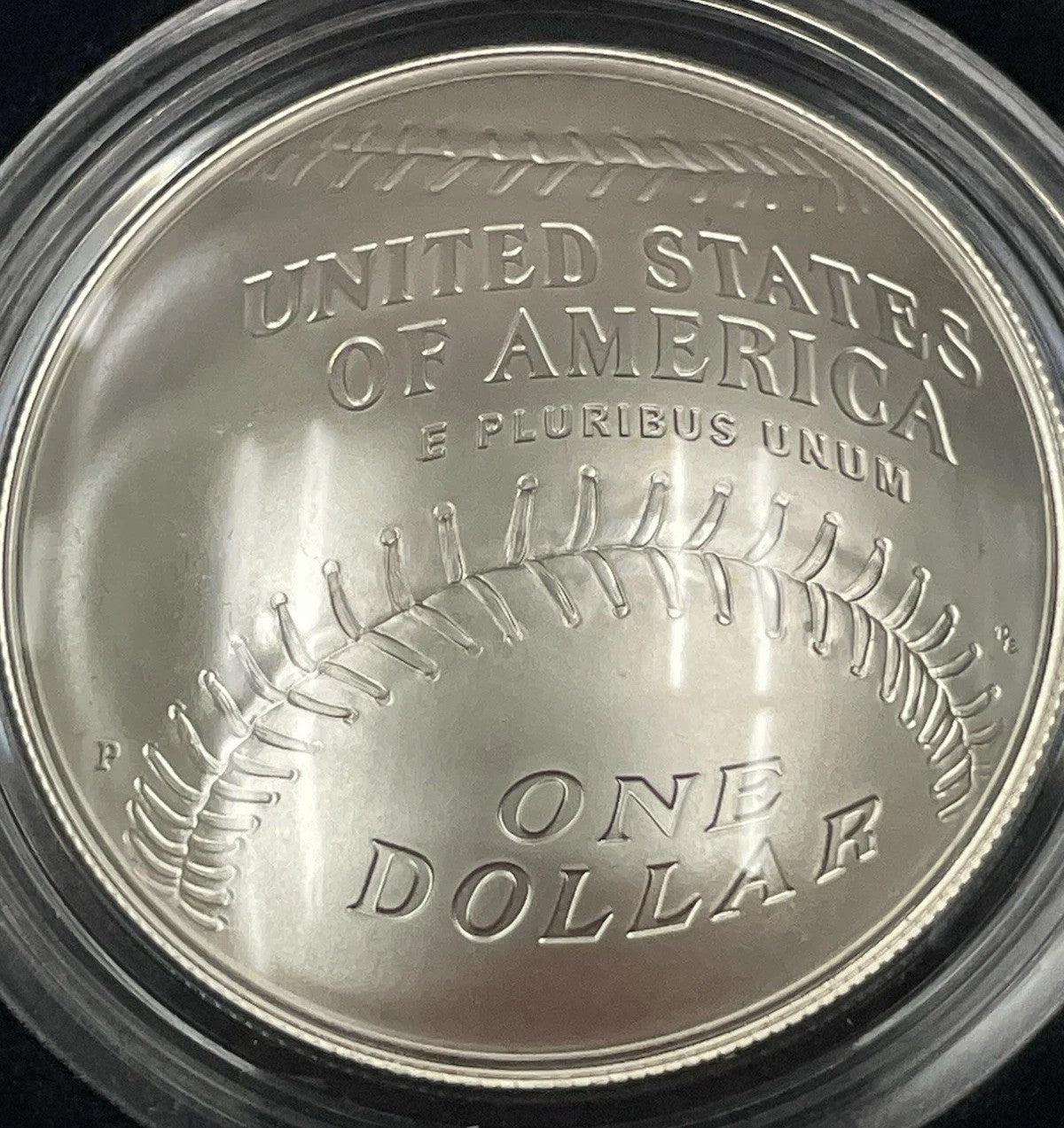 2014-P National Baseball Hall of Fame Commemorative Silver Dollar Proof Original U.S. Mint Box & COA