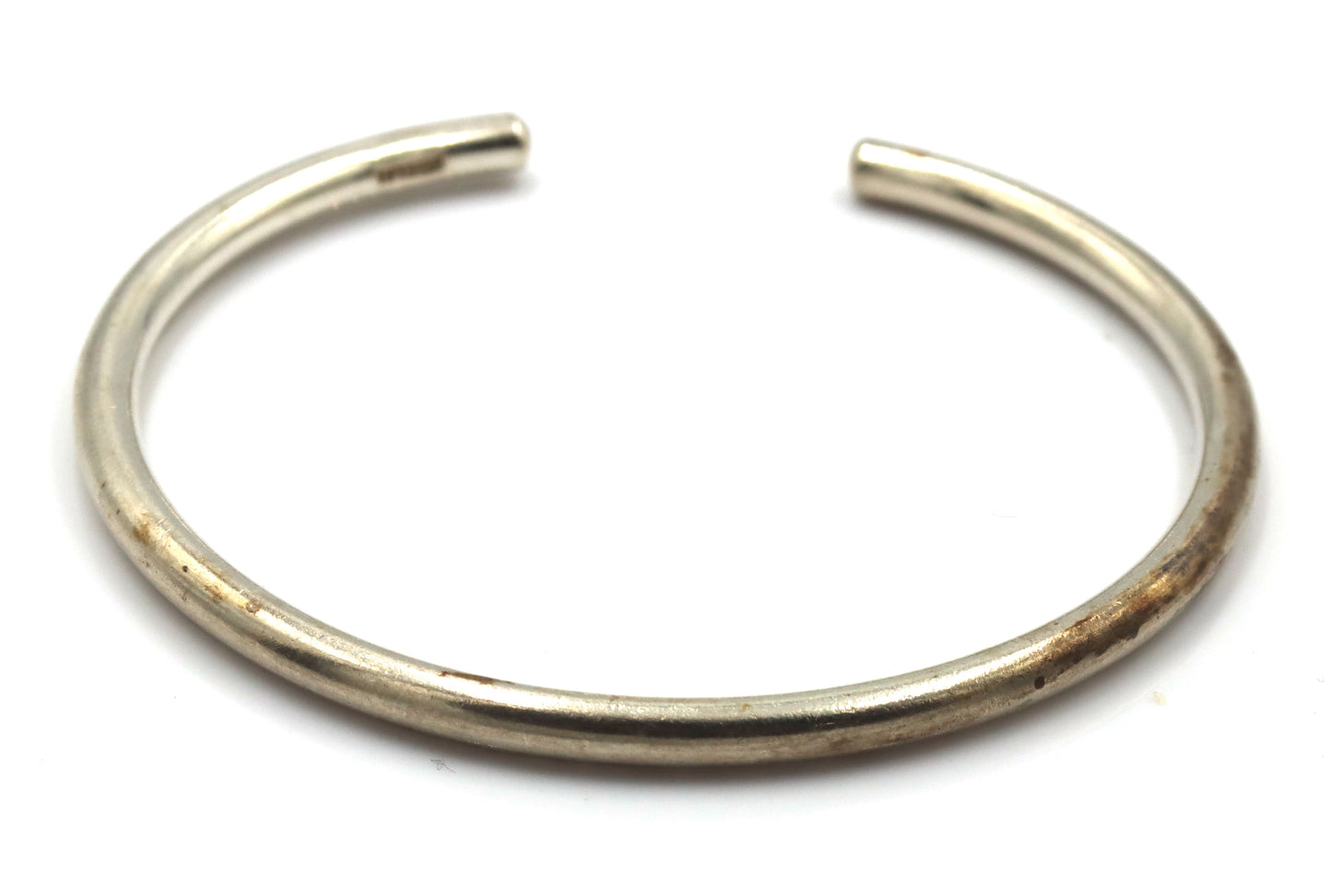 Group lot of 4 Vintage 925 sterling silver cuff bangles