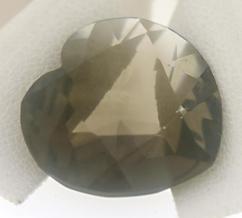 Gorgeous Heart Shaped Genuine Smokey Quartz