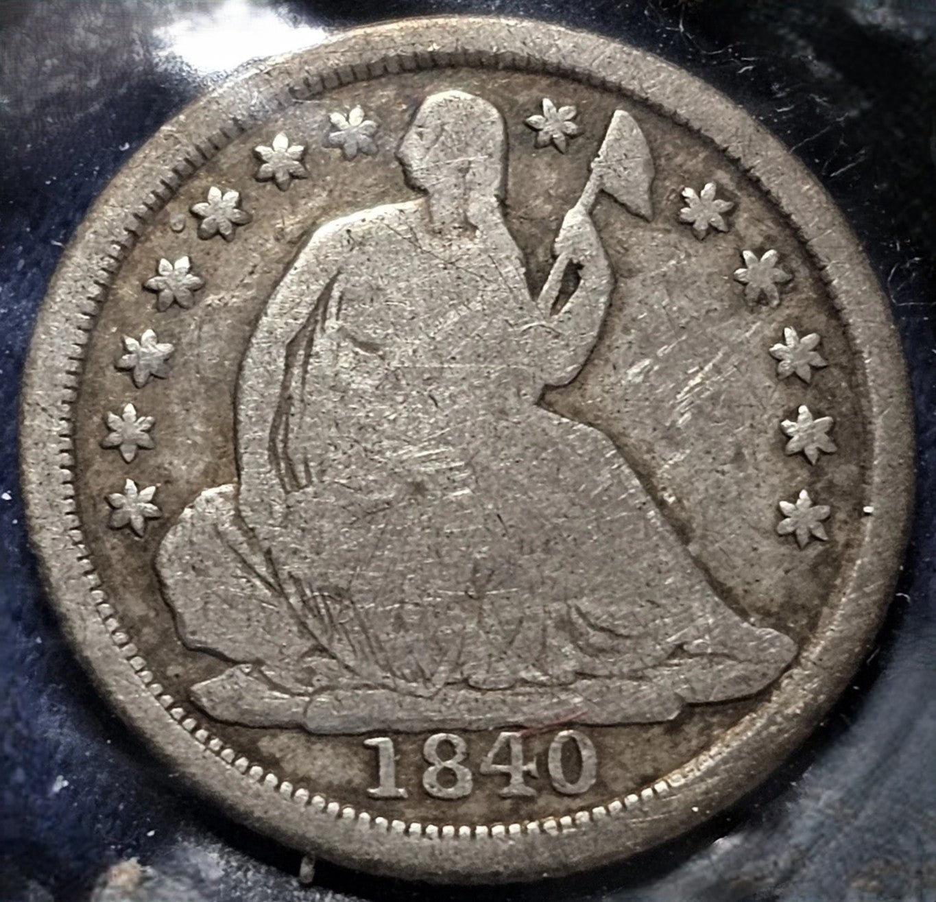 1840-O Seated Liberty Half Dime (No Drapery) New Orleans VG Early Type Coin