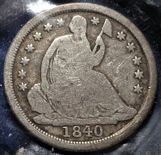 1840-O Seated Liberty Half Dime (No Drapery) New Orleans VG Early Type Coin